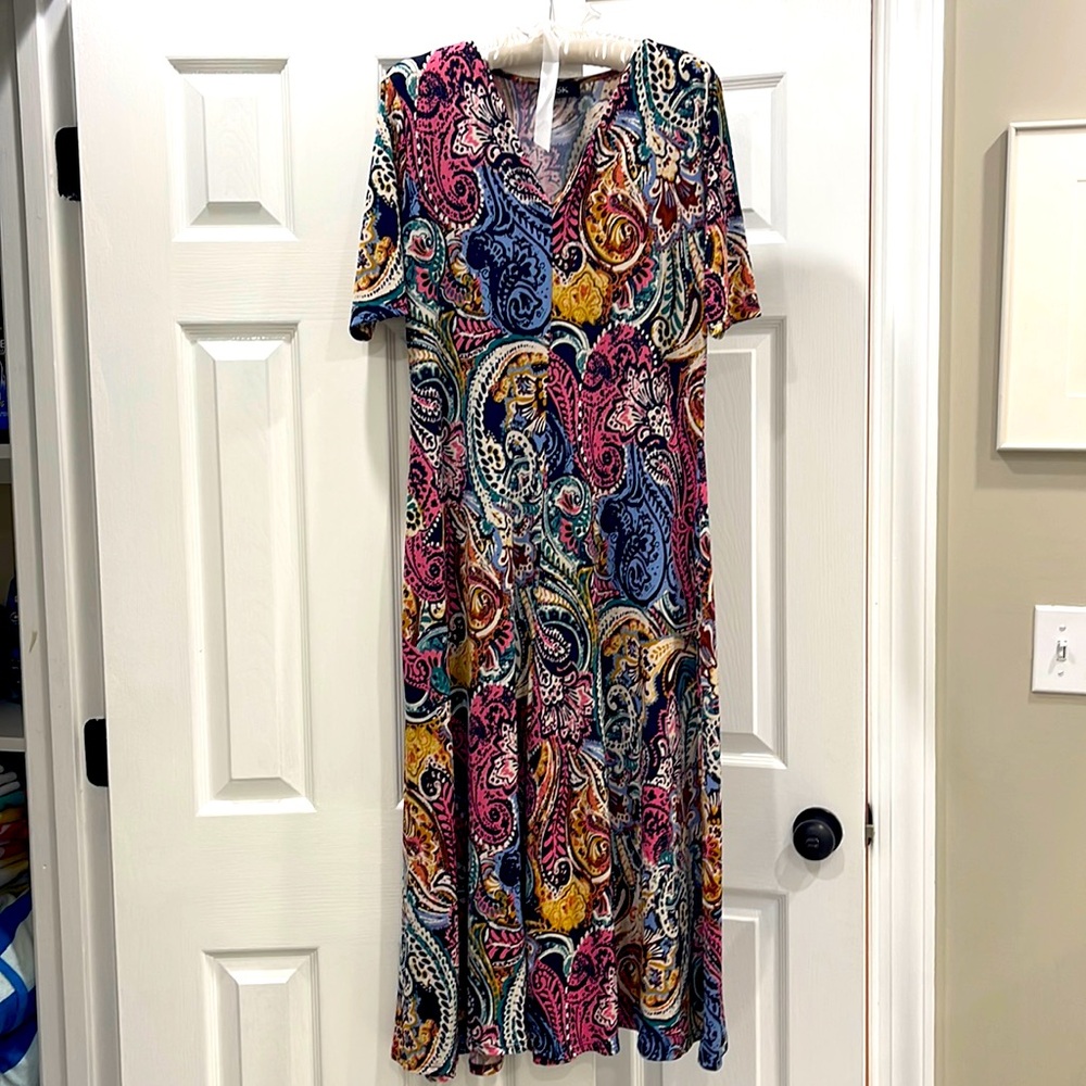 Multi-colored MSK dress from Macy’s size M